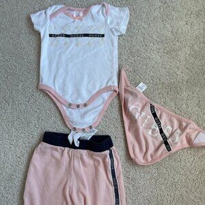 3 piece baby girl set from Guess